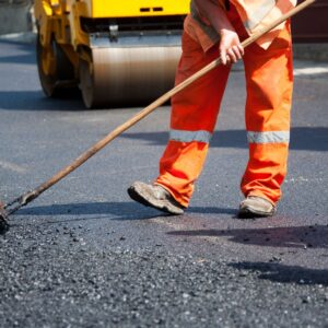 asphalt worker