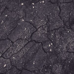 cracked pavement