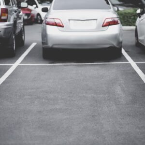 paved parking lot