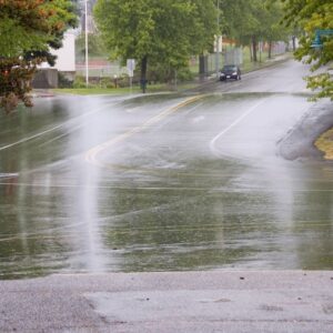 wet road