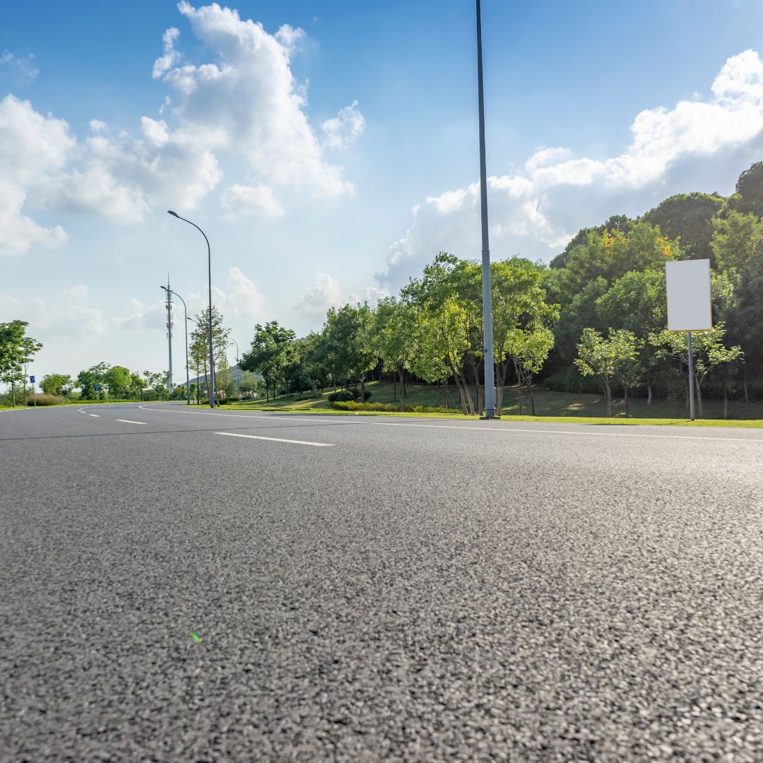 asphalt street.