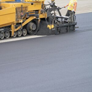 Parking lot paving.