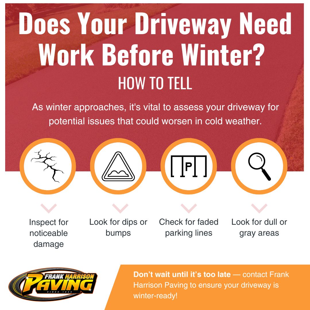 Does Your Driveway Need Work Before Winter? How To Tell infographic