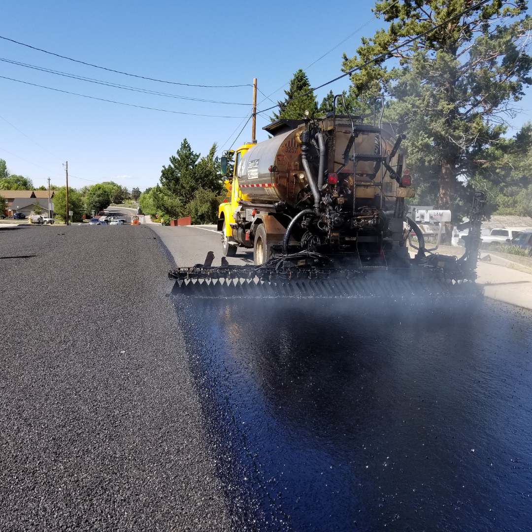 asphalt paving. 