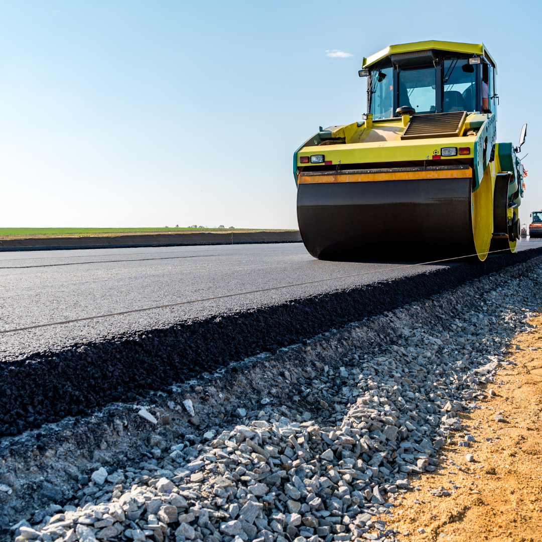 asphalt paving. 