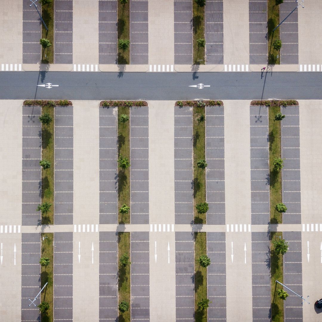 empty parking lot