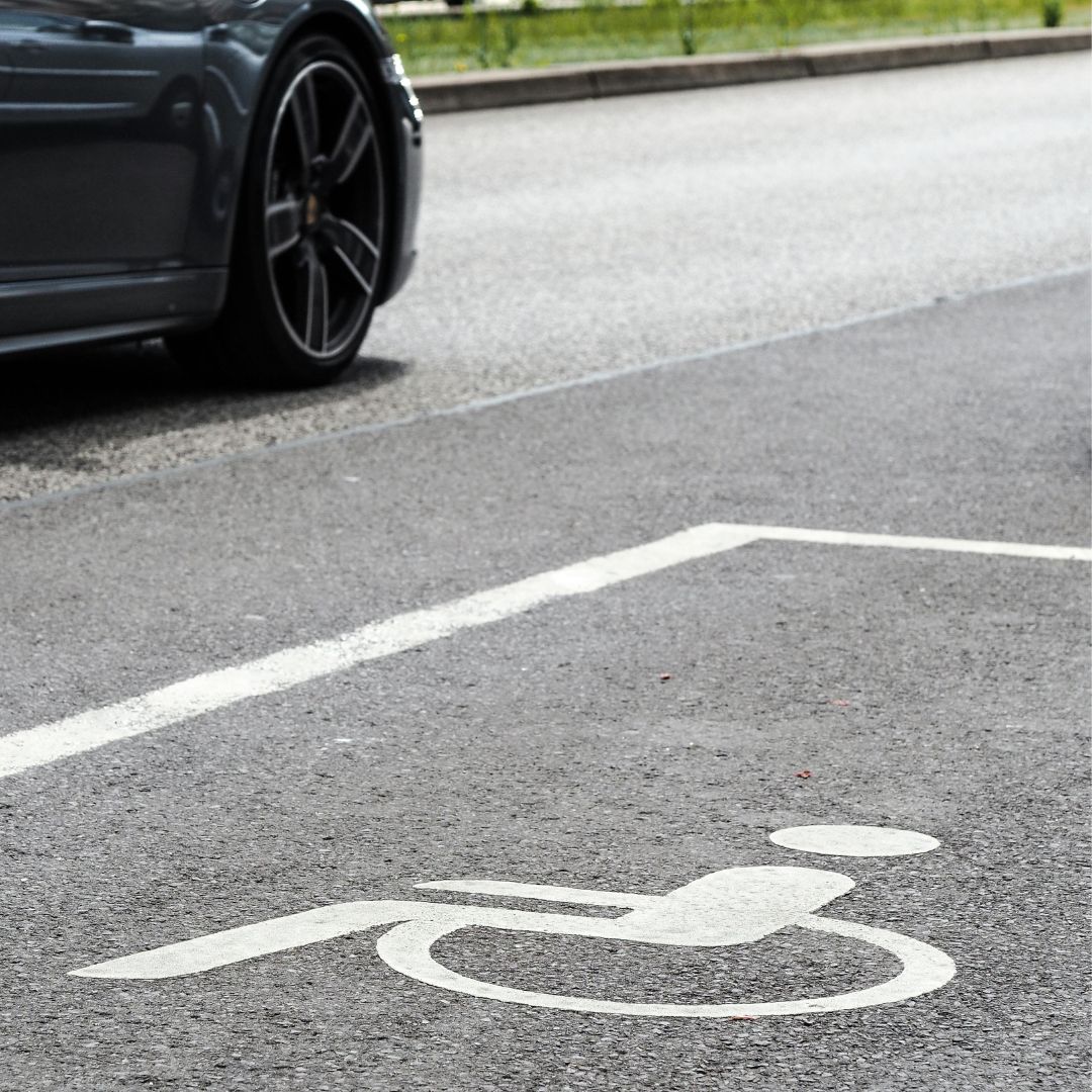 handicapped parking spot