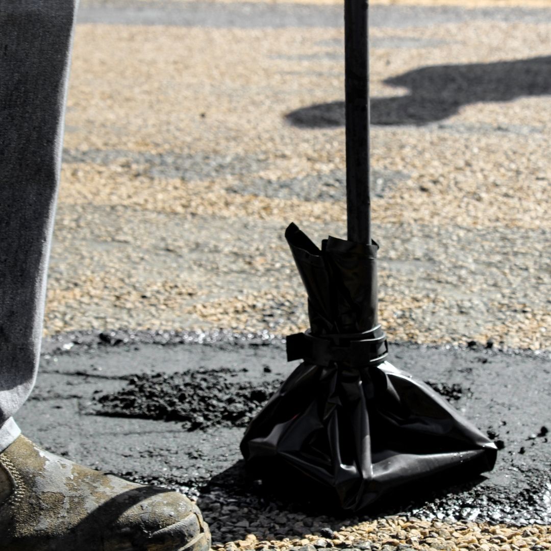 sealcoating a patch